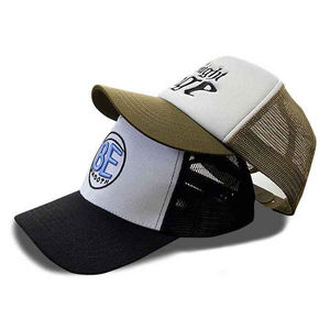 Casquette de baseball unisexe décontractée personnalisée brodée avec logo, en maille respirante, 5 panneaux, ajustable, à visière incurvée - Product Image 5