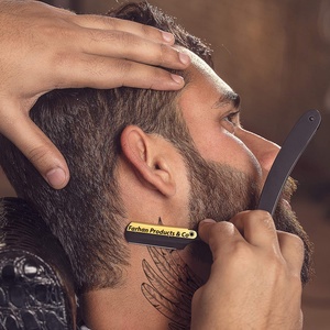 Fournitures de barbier en gros, rasoir professionnel à lame droite pour salon de coiffure, rasoir de salon pour barbier - Product Image 6