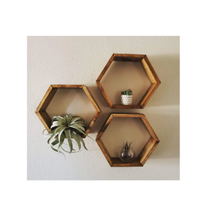 Nouveau design de luxe articles de décoration murale en bois rustique artisanat mur décoration de la maison fleurs look pièce de design - Product Image 6