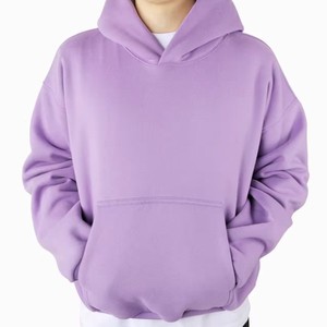 Sweat-shirt à capuche unisexe épais 100% coton personnalisé Streetwear d'hiver Logo avant séchage rapide de haute qualité - Product Image 1