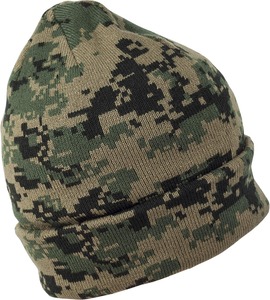 หมวกบีนนี่ถักผ้าแจ็คการ์ดสำหรับใส่เดินชายหาดในฤดูหนาวโลโก้ได้ตามต้องการ - Product Image 2