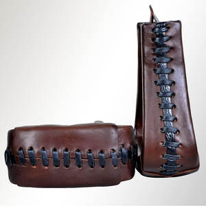 Paire d'étriers en cuir de selle occidentale de qualité supérieure équitation baril course sentier équitation rodéo utilisation équestre - Product Image 4