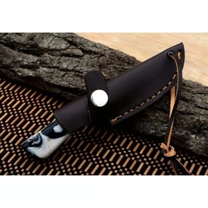 มีดสกินนิ่งเหล็กดามัสกัสปรับแต่งได้มีดเรซินเกรด DIY แบบพกพาสำหรับใช้ในอุตสาหกรรมและการล่าสัตว์ - Product Image 6