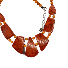 Nouveau collier de perles géométriques en pierre naturelle, coloré, pour femme, style bohème, design élégant, bijoux de fête, cadeau de mariage pour femme - Product Image 6