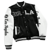 Chaquetas Varsity Unisex Personalizadas al por Mayor de Alta Calidad, Hechas de Lana/Poliéster, con Parches de Chenilla Bordados, para Escuelas y Universidades