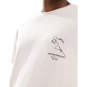 Vente en gros de t-shirts décontractés à la mode 100% coton Sports Graphic Impression numérique personnalisée Vente en gros Fabricantes OEM/ODM Bangladesh - Product Image 2