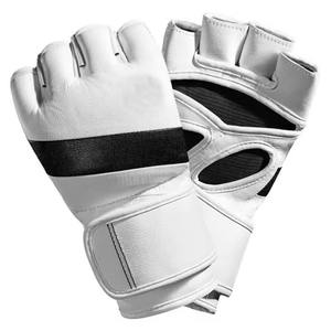Guantes MMA profesionales personalizados con su propio logotipo de cuero PU impermeables para entrenamiento al aire libre y guantes de boxeo a precios asequibles - Product Image 4