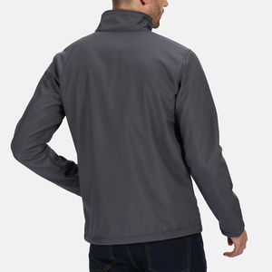 เสื้อแจ็กเก็ตกลางแจ้งสำหรับผู้ชายเสื้อกันลมมีซิป100% ผ้าโพลีเอสเตอร์แบบปิด - Product Image 6