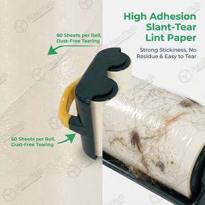 Penggulung Bulu Hewan Peliharaan Multifungsi Dual Barrel untuk Perawatan Rumah dan Pakaian - Product Image 2