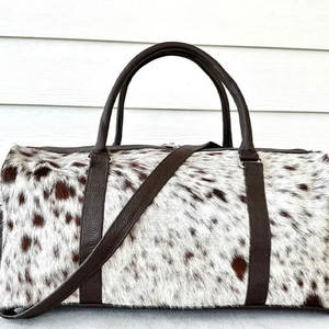 Quantité minimale de commande bas Concevez vos propres sacs de sport en cuir de vachette Style différent vêtements de mode sacs de sport en cuir de vachette pour la vente en ligne - Product Image 1