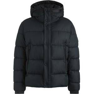 Chaqueta de Invierno Acolchada Personalizada para Hombre, de Alta Calidad, Negra, de Diseñador, con Logotipo Bordado, Tejido Impermeable, para Uso en Exteriores - Product Image 1