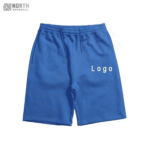 Unisex Men's Gym Running Shorts Custom <b>Black</b> French Terry Fleece <b>High</b> Street Style Solid Pattern Summer Year-round Nonwoven Men - Product Image 4