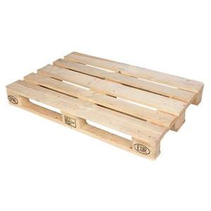 Palets Europeos de Doble Cara, Palets de Madera con Entrada de 4 Vías para Exportación, Almacenamiento y Transporte - Product Image 1