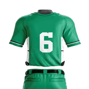 Wholesale In-Stock High Quality Men's Breathable Quick Dry Baseball <b>Softball</b> Sportswear <b>Uniforms</b> <b>Custom</b> Logo Designed Sets 100% - Product Image 5