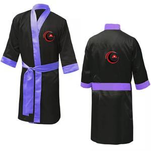 Bata de boxeo con capucha de alta calidad superventas de 2025, bata de boxeo de calidad hecha a medida para hombres y mujeres, ropa de artes marciales - Product Image 3