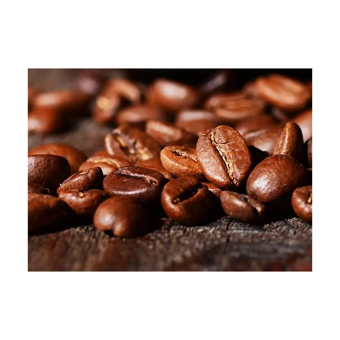 コーヒー愛好家がコーヒーを醸造するのに適した酸性のプレミアムグレードのライトローストホールビーンアラビカコーヒー豆