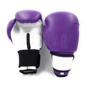 Gants de boxe en cuir de haute qualité pour l'entraînement au combat avec rembourrage confortable et soutien du poignet - Product Image 1