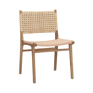Handmade Modern Minimalist <b>Indoor</b> Dining Rattan <b>Chair</b> with Solid Wooden From Indonesia for Kitchen Home or Hotel Use - Product Image 5