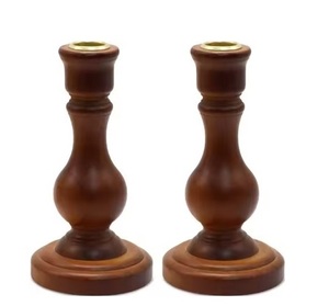 Bougeoir en bois de qualité supérieure éclairage de table de luxe pilier de bougie décorative gravure attrayante pot de bougie chaude - Product Image 2