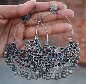 Pendiente Jumka oxidado de moda para mujer joyería de moda - Product Image 2