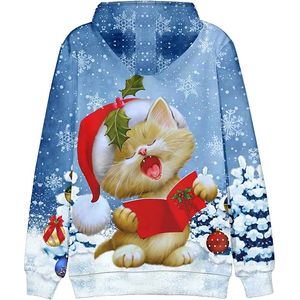 Nouveaux sweats à capuche en polyester 100% respirants à séchage rapide pour hommes d'hiver personnalisés avec imprimé et broderie camouflage - Product Image 3