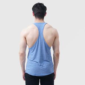 เสื้อกล้ามฟรีซ์ฟิตสีฟ้าอิเล็กทริกสำหรับผู้ชาย - Product Image 2