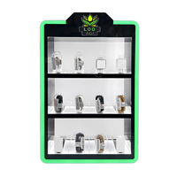 Vitrine de Présentation de Stylos à Tabac Tinya, Vitrine LED Vape, Présentoir de Comptoir en Acrylique pour Magasin de Tabac et Électronique