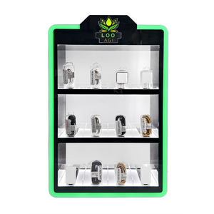 خزانة عرض Tinya لأقلام التبغ مع إضاءة Led، حافظة عرض للسجائر الإلكترونية، حامل عرض أكريليك لمتجر التبغ والإلكترونيات يوضع على الطاولة - Product Image 2
