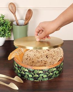 Caja de Madera Natural para Guardar Chapati Caliente, Ideal para Uso en la Cocina a un Precio Económico, Caja de Chapati Tradicional de Madera - Product Image 2