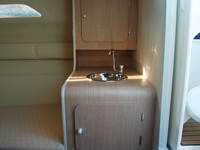 Yacht de croisière en aluminium soudé sur mesure UBI 76, moteur hors-bord essence 300 CV, impression sérigraphique, 7,05 m, 6 passagers