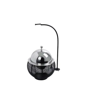 Dernière collection de casseroles en métal Design personnalisé Casserole faite à la main Forme ronde Nouveauté Vente en gros Chauffe-plats en métal - Product Image 4
