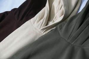 เสื้อกันหนาวมีฮู้ดสำหรับผู้ชาย, เสื้อกันหนาวสไตล์สตรีทเทอร์รี่ผ้าฝ้าย100% ลายพื้นสำหรับฤดูหนาว - Product Image 5