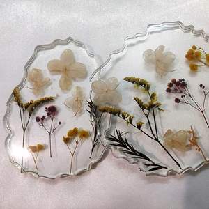 Sous-verre décoratif en résine de haute qualité, style bohème, fait main, écologique, léger, design personnalisé pour l'intérieur - Product Image 1