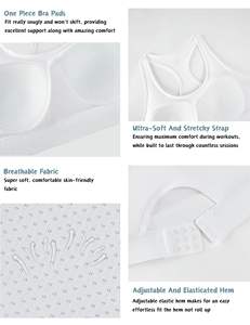 Personalized Yoga Sports Bra Custom <b>Band</b> Custom Made Women Fitness OEM High Support Seamless Sport Bra - Product Image 5