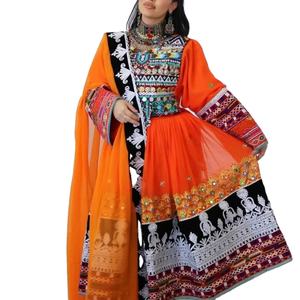 Beautiful <b>Plus</b> <b>Size</b> Afghani Women Dress Handmade Ethnic Wear High Quality Traditional Vintage Floor-Length Special Occasions - Product Image 1