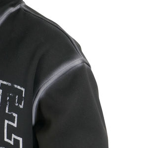 Nouveau design, sweat-shirt en molleton de coton à lavage acide, 500 g/m², noir, impression DTG personnalisée, graphique surdimensionné, sweat-shirt lourd - Product Image 5