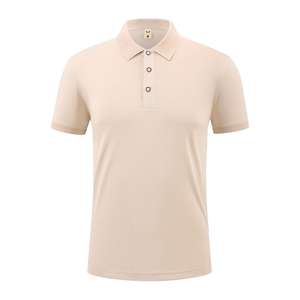 Camiseta Polo de Punto de Verano para Hombre de Alta Calidad, Informal, de Color Sólido, con Botones, Transpirable, de Manga Corta, EN VENTA - Product Image 2