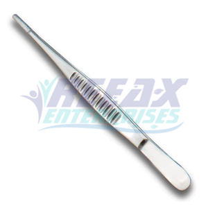 REEAX Enterprises Precio al por mayor Fórceps de tejido quirúrgico Instrumento de acero inoxidable de forma recta - Product Image 1