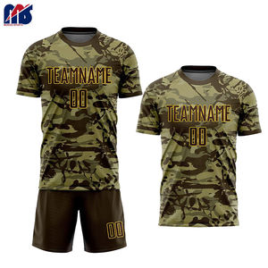 Nouvel arrivage d'uniformes de football graphiques entièrement personnalisables Short en jersey respirant vêtements de football sublimés - Product Image 5