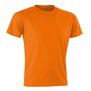 T-shirt orange solide par 100% T-shirt en coton filé à l'anneau T-shirts pour hommes de taille vierge - Product Image 1