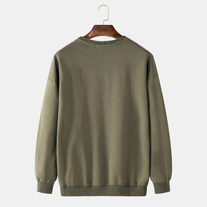 Sweat-shirt de sérigraphie OEM personnalisé 100% coton pour hommes Dernier style avec design doublé Nouvelle version! - Product Image 2