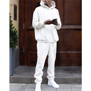 Street Polyester Men <b>Tracksuit</b> Custom Sweatsuit Jogger Set Private Track Jogging Sweat Suit Men Sweatpants and Hoodie Set - Product Image 2
