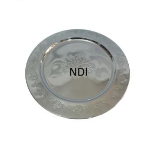 Placa de cargador de Metal de estilo único, cena, fiesta, Hotel, restaurante, decoración, uso de vajilla, placa de cargador, hogar, jardín, cocina - Product Image 2