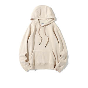 Sudadera con capucha de algodón pesado con logotipo personalizado para hombre, ropa de calle lisa, Polar, sudaderas con capucha unisex de gran tamaño - Product Image 5