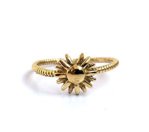 Haute qualité en laiton or couleur réglable en laiton bague d'anniversaire de mariage réglable personnalisé - Product Image 1