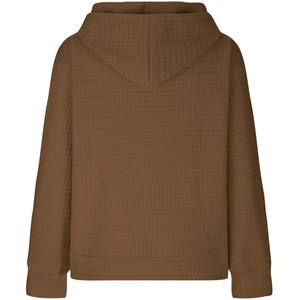 Venta al por mayor de sudaderas con capucha de manga larga para mujer, ropa de moda sólida, sudaderas con capucha de algodón para la venta, Sudadera con capucha de diseño personalizado para mujer - Product Image 4