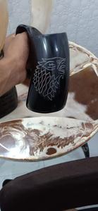 Chope en corne utilisée pour les hôtels et les soirées de bière - Product Image 5