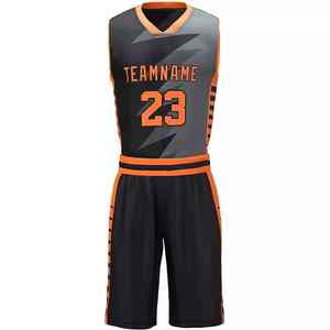 Uniformes de basket-ball haut de gamme avec tissu en polyester durable conçu pour les matchs d'entraînement et les tournois professionnels - Product Image 2