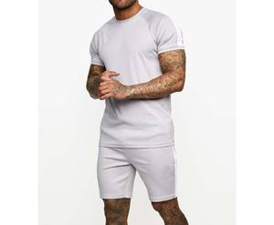 Ensemble de short coupe-vent personnalisé de haute qualité pour hommes-Coupe décontractée 100% ensemble de short en nylon respirant en polyester pour hommes - Product Image 4