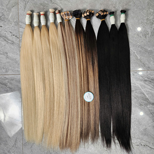 ผมต่อทุกสี100% ผมมนุษย์สำหรับผู้หญิงความยาว8 -32นิ้วแบบดั้งเดิม SDD เกรดพรีเมี่ยม - Product Image 1